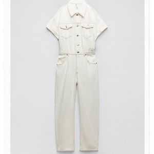 Zara Denim Jumpsuit NWT